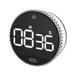 Xavax Timer Rotation Digitaal Zilver/Zwart