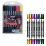 Toppoint Duo Viltstiften 10stuks