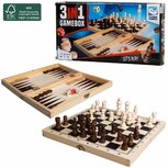 Clown Games 3in1 Spellendoos Hout