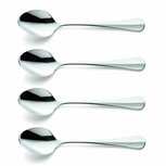 Amefa Baguette Koffielepel 4 Stuks Zilver