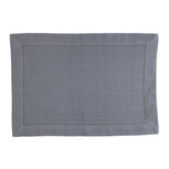 Linen&amp;More Placemats 35x50 cm 4 Stuks Indi Grey