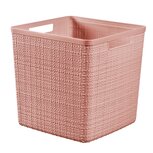 Curver Opbergmand Jute-Look 17L Roze
