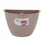 Bloembak Muur Dijon 26 cm Taupe