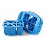 Funbites IJsblokjesvorm Driehoeken Blauw