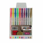 Creafun Gelpennen Neon Glitter Metallic 10 Stuks