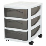 Bama Big Hobby Ladesysteem met 3 Laden 30x30x40 cm Wit/Grijs