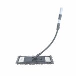 Clean Home Dweilset met Flexibele Steel Wit/Grijs