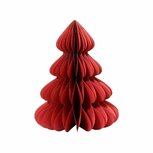 Decoris Papieren Kerstboom Decoratie 48x60 cm Rood