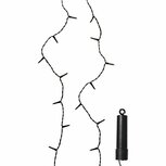 Lumineo LED Snoer 200 LEDs 150 cm Zwart Warm Wit Licht