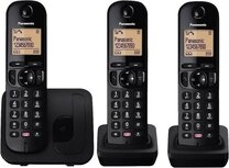 Panasonic KX-TGC253NLB Telefoon Trio Black
