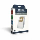 Sqoon Stofzuigerzakken voor Nilfisk Power Select Series 3D 4 Stuks