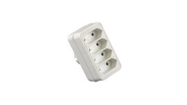 VB 61049 Euro Verdeelstekker 4-Voudig