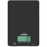 Sch&auml;fer Digitale Keukenweegschaal Zwart