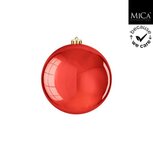 Mica Decorations Kerstbal Onbreekbaar 15 cm Rood