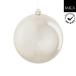 Mica Decorations Kerstbal Onbreekbaar 15 cm Parelmoer