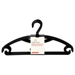 Daily Home Plastic Kledinghangers 5 Stuks Zwart