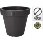 Ecken &amp; Kanten Bloempot Rond 40 cm Zwart