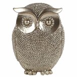 Decoratie Sculptuur Uil 8x8x10 cm Goud