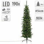 Decoratie Dennenboom + LED-Verlichting 180 cm Groen