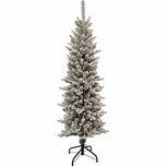 Decoratie Dennenboom met Sneeuw 150 cm Groen/Wit