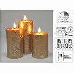 Decoratie LED Kaarsen Set Goud