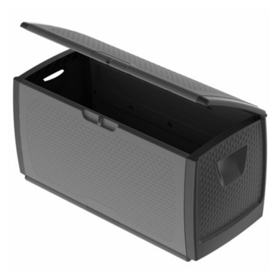 Bama Mettitutto Container 350L 122x56x63 cm Grijs/Antraciet