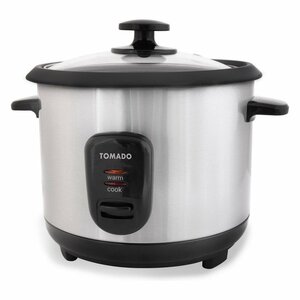 Tomado TRC1001S Rijstkoker 1L RVS/Zwart