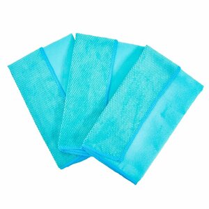 Clean Home Microvezelpolijstdoek 30x40 cm Blauw