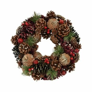 Decoratie Krans met Dennenappels