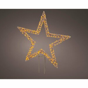 Decoratie Metalen LED Ster 1x76x92 cm