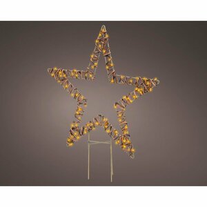 Decoratie Metalen LED Ster 1x48x54 cm