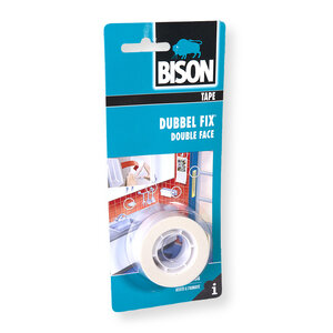 Bison 1799000104 1493044 2-zijdig Plakband Wit