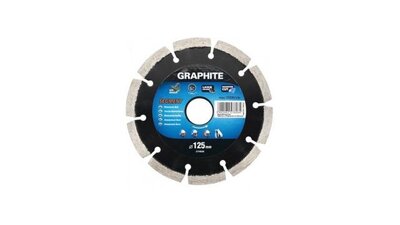 Graphite 57H869 Diamantschijf 200x22x8,0x2,4mm, Segment, Gelaserd, MPA EN13236