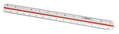 Westcott AC-E10164 Schaalstok 30cm 1:2,5/5/10/20/50/100