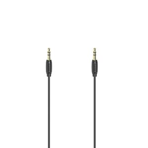 Hama Audiokabel 3,5-mm-jack-st. - St. Stereo Verguld Ultradun 5,0 M