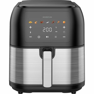 Inventum GF801HLDB Airfryer 8L 1700W Zwart/RVS