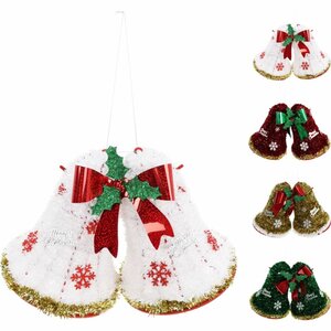 Decoratie Kerstbellen 38 cm Assorti