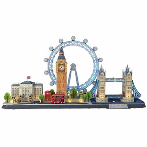 Cubic Fun 3D LED Puzzel City Line London 107 Stukjes
