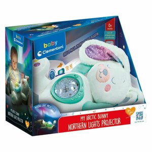 Clementoni Baby Knuffel Konijn Noorderlicht + Licht en Geluid