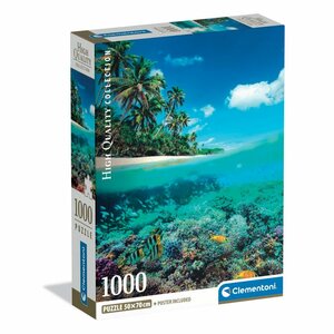 Clementoni High Quality Collection Puzzel Tropisch Paradijs 1000 Stukjes + Poster