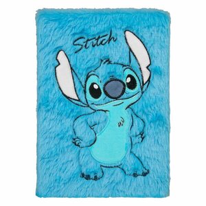 Disney Stitch Pluche Notieboekje A5 Blauw
