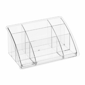 Rotho Timeless Buro Organizer Pennenbak Hoog 19.8x12.8x9.3 cm Transparant