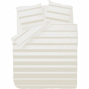 Ten Cate Dekbedovertrek Celia Summer Sand 140x200-220 cm Katoen/Wit/Zand