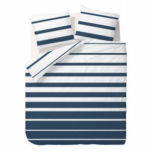 Ten Cate Dekbedovertrek Celia Summer 200x200-220 cm Katoen/Wit/Koningsblauw