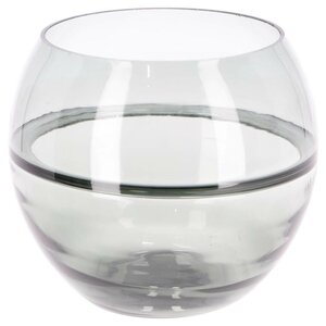 Light & Living Glazen Theelichthouder Solis 15 cm Grijs/Transparant