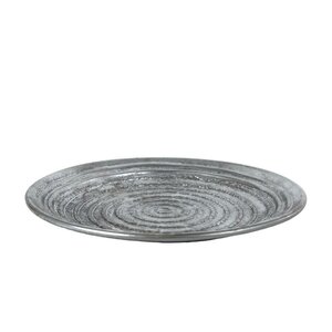 Metalen Dienblad Ceara 39x39x2 cm Zilver