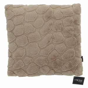 Unique Living Kussen Daaf 45x45 cm Taupe