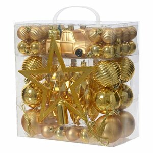 Decoris Kerstboom Decoratie 67-delig Goud
