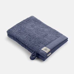 Walra Washand 16x21 cm 2 Stuks Gerecycled Katoen/Blauw