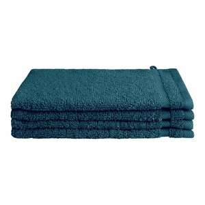 Byrklund Washandjes 16x21 cm 4 Stuks Donkerblauw/Katoen